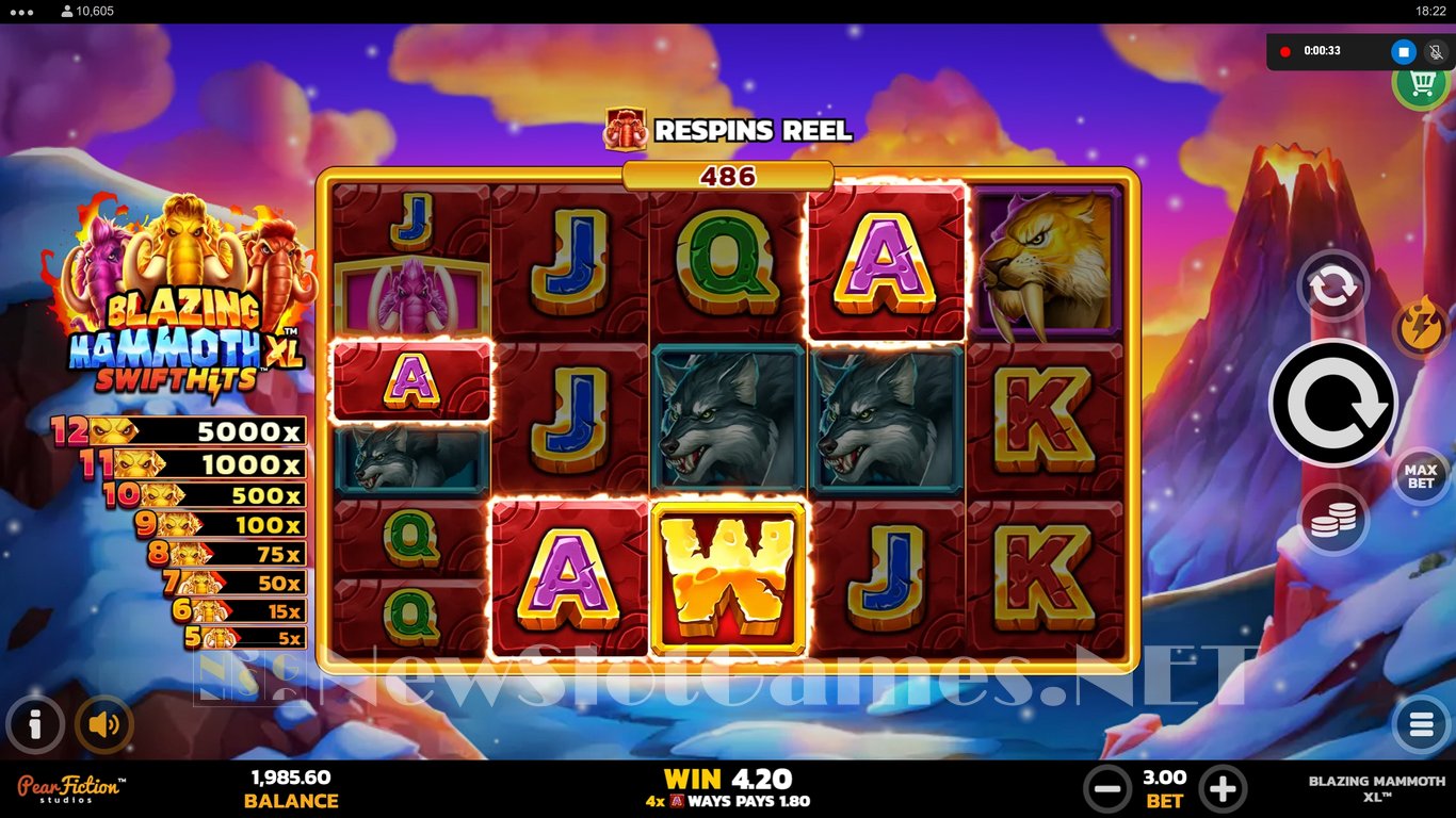 Blazing Mammoth XL Slot Slot Image in Demo - pic. 6