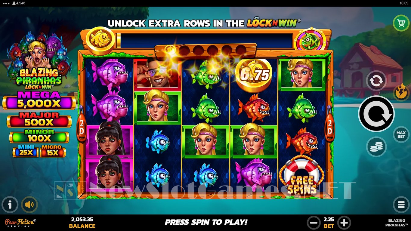 Blazing Piranhas Slot Slot Image in Demo - pic. 10