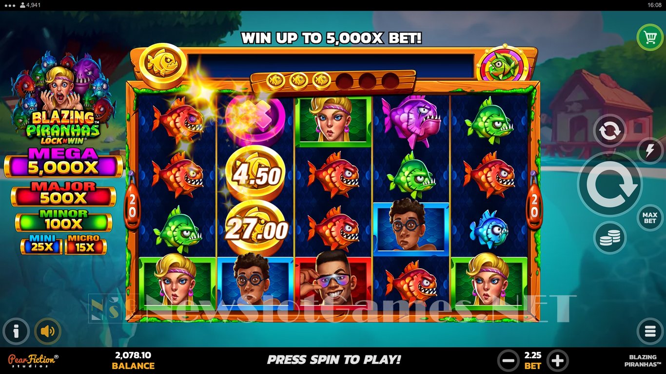 Blazing Piranhas Slot Slot Image in Demo - pic. 2