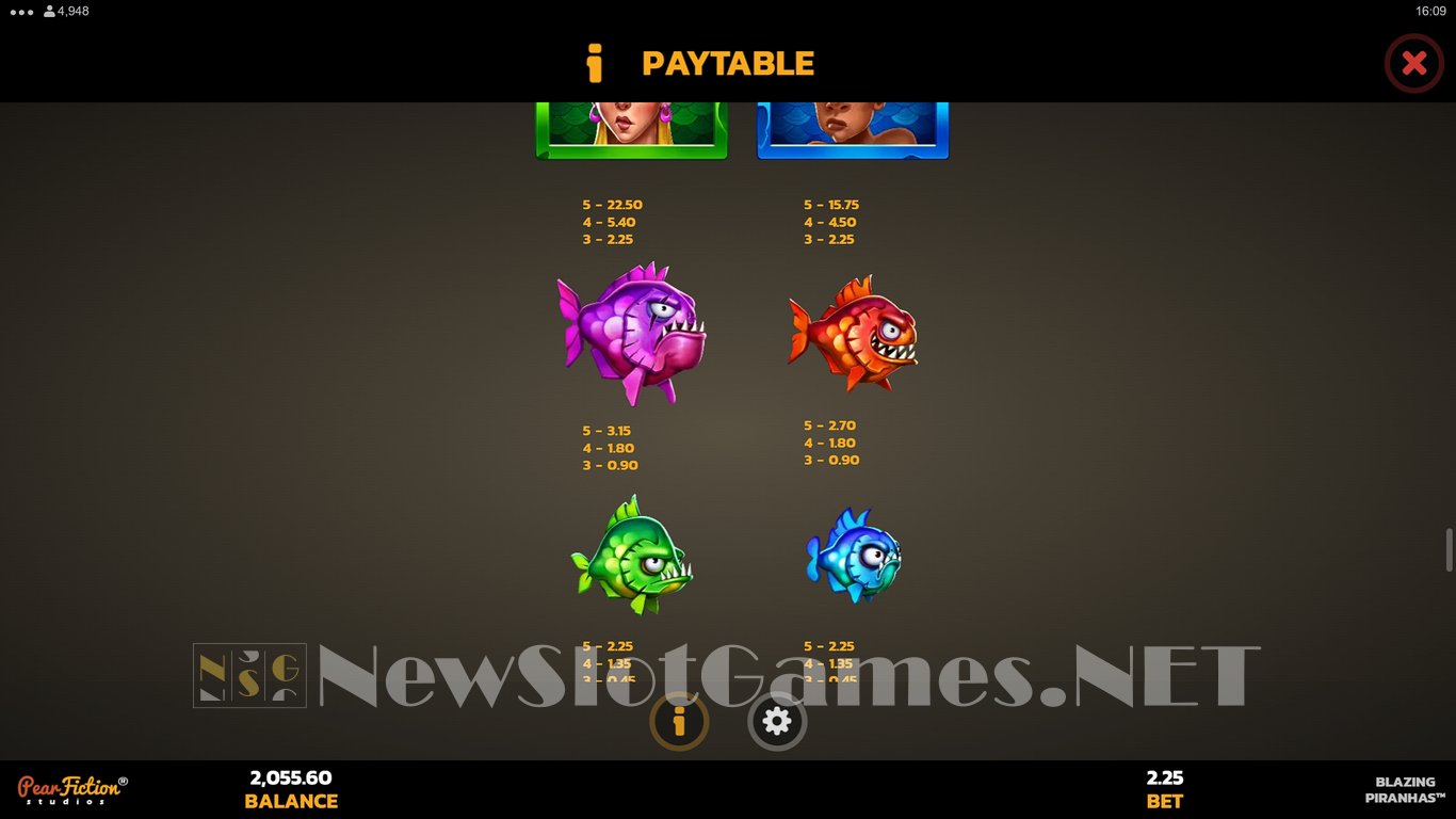 Blazing Piranhas Slot Slot Image in Demo - pic. 9