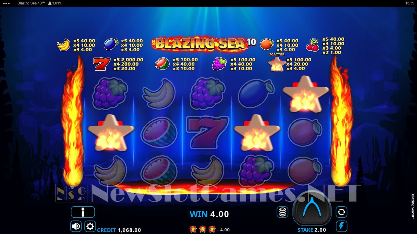 Blazing Sea 10 Slot Slot Image in Demo - pic. 12