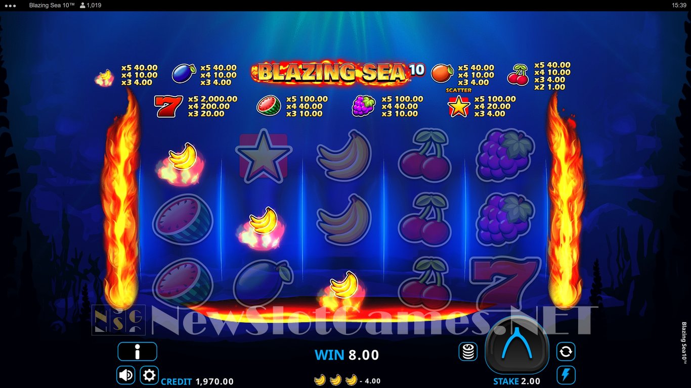 Blazing Sea 10 Slot Slot Image in Demo - pic. 13