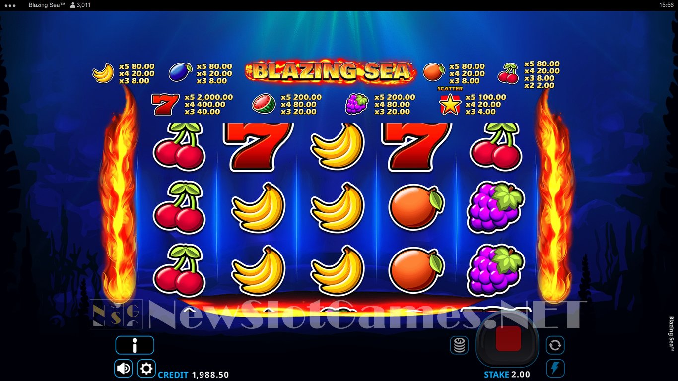 Blazing Sea 5 Slot Slot Image in Demo - pic. 2