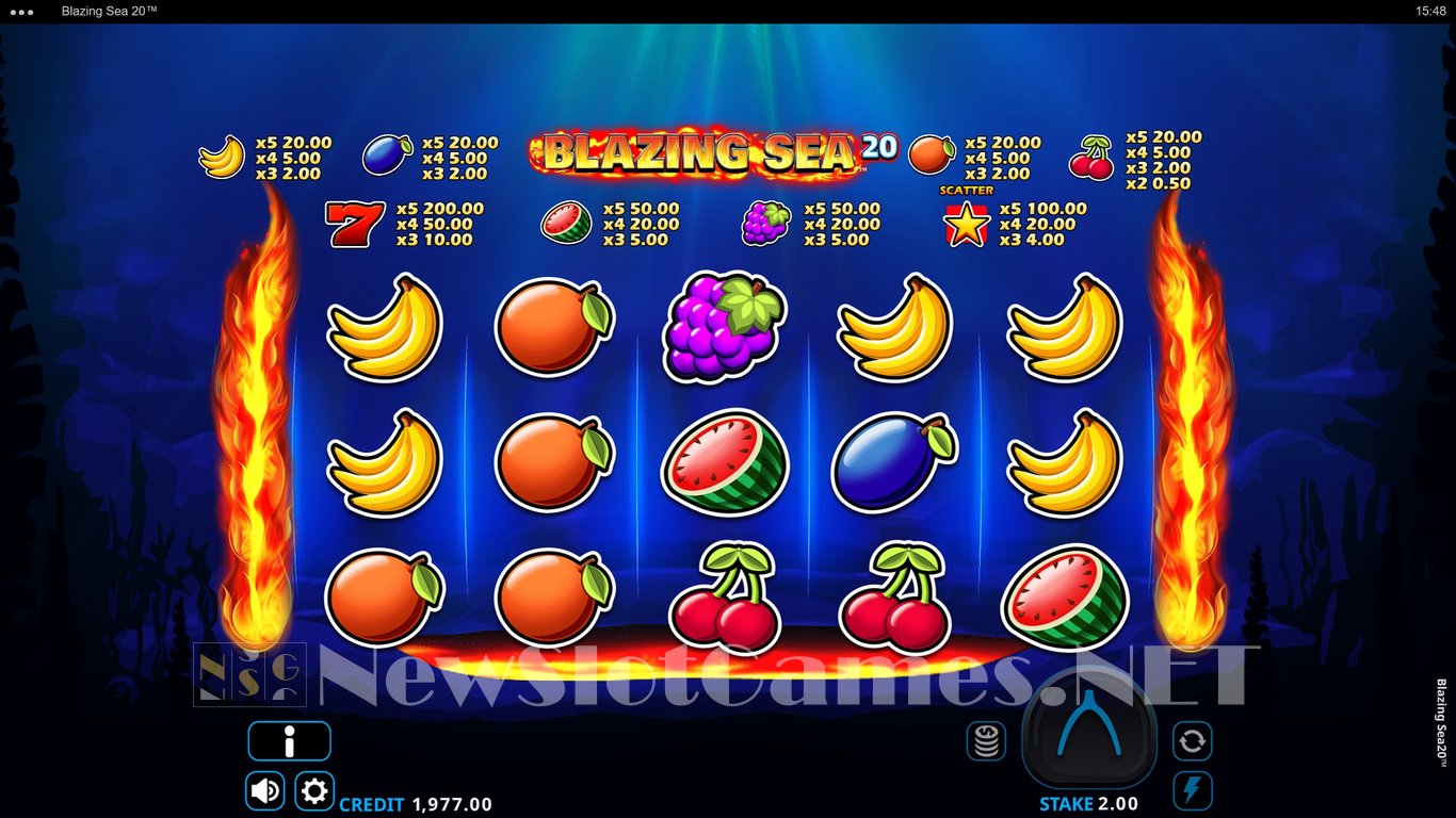 Blazing Sea 20 Slot Slot Image in Demo - pic. 2