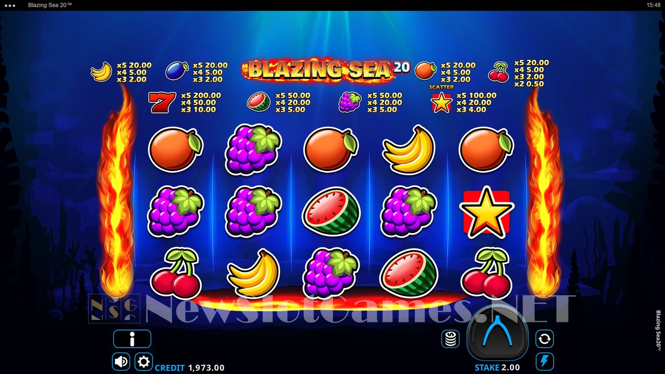 Blazing Sea 20 Slot Slot Image in Demo - pic. 3