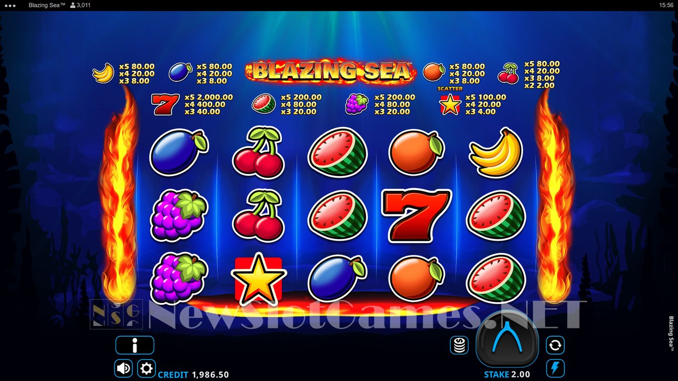Blazing Sea 5 Slot Slot Image in Demo - pic. 3
