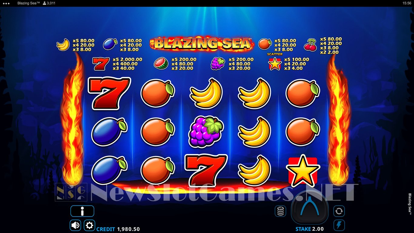 Blazing Sea 5 Slot Slot Image in Demo - pic. 4