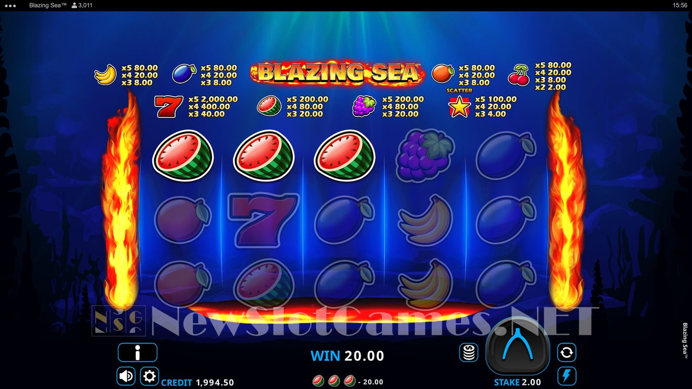 Blazing Sea 5 Slot Slot Image in Demo - pic. 5
