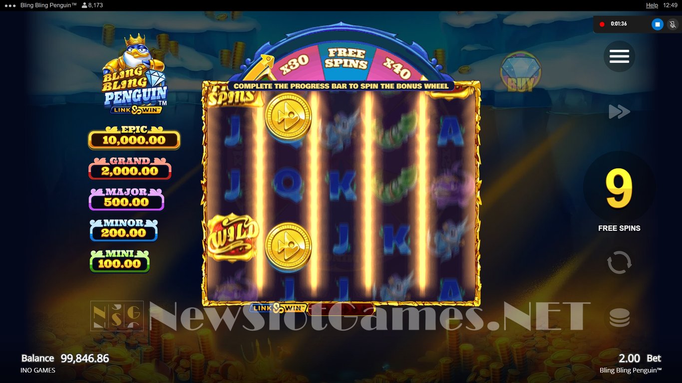 Bling Bling Penguin Slot Slot Image in Demo - pic. 11