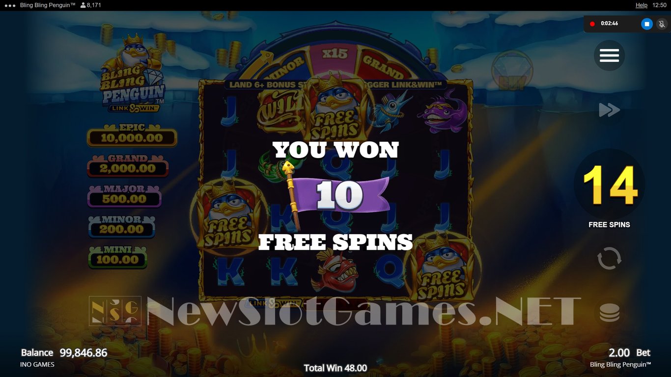 Bling Bling Penguin Slot Slot Image in Demo - pic. 15