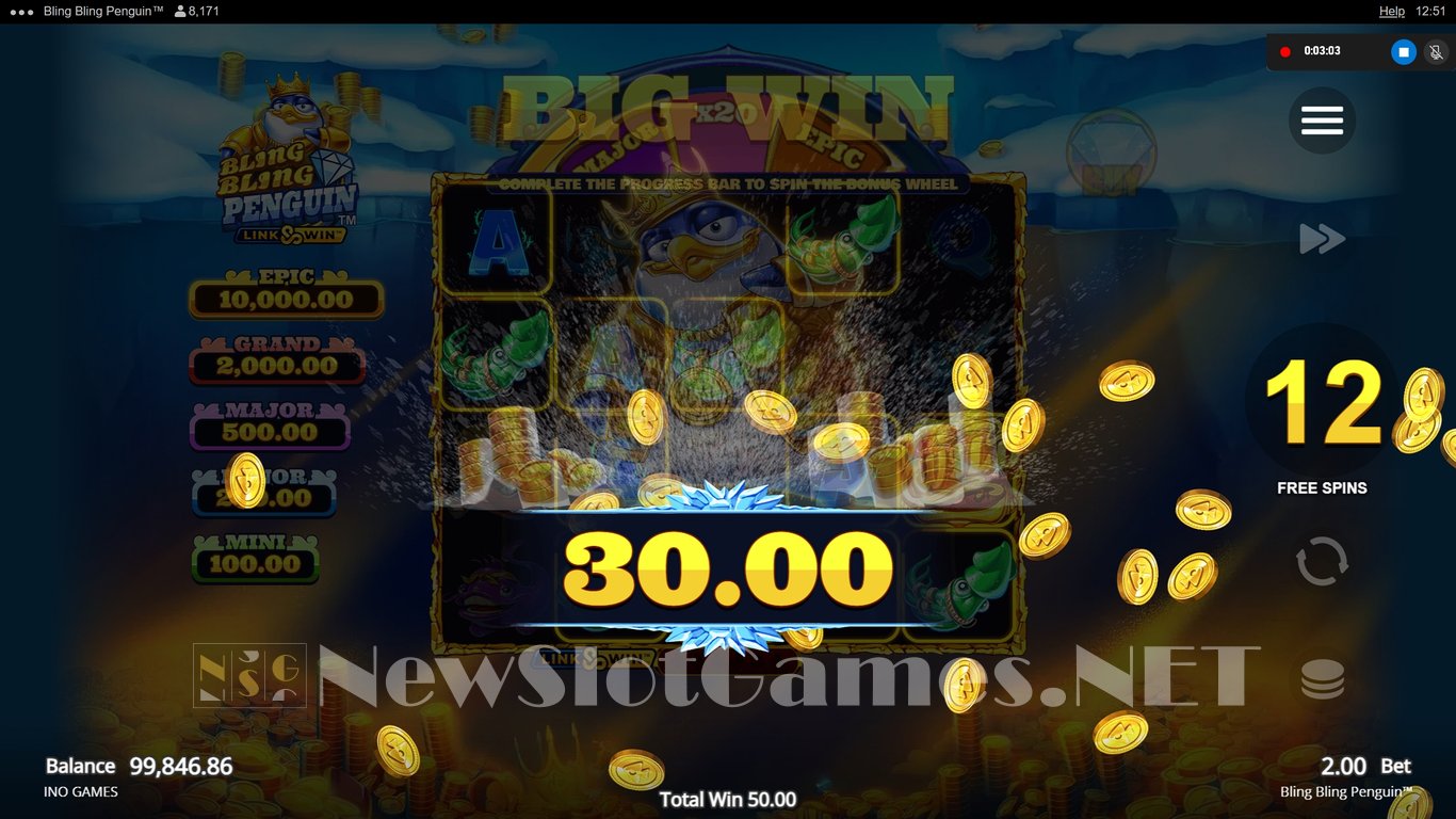 Bling Bling Penguin Slot Slot Image in Demo - pic. 16