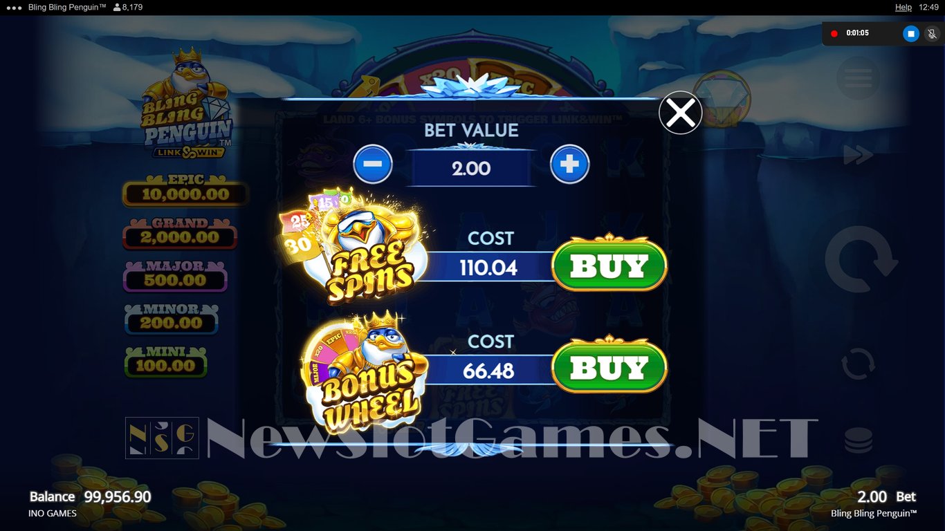 Bling Bling Penguin Slot Slot Image in Demo - pic. 6