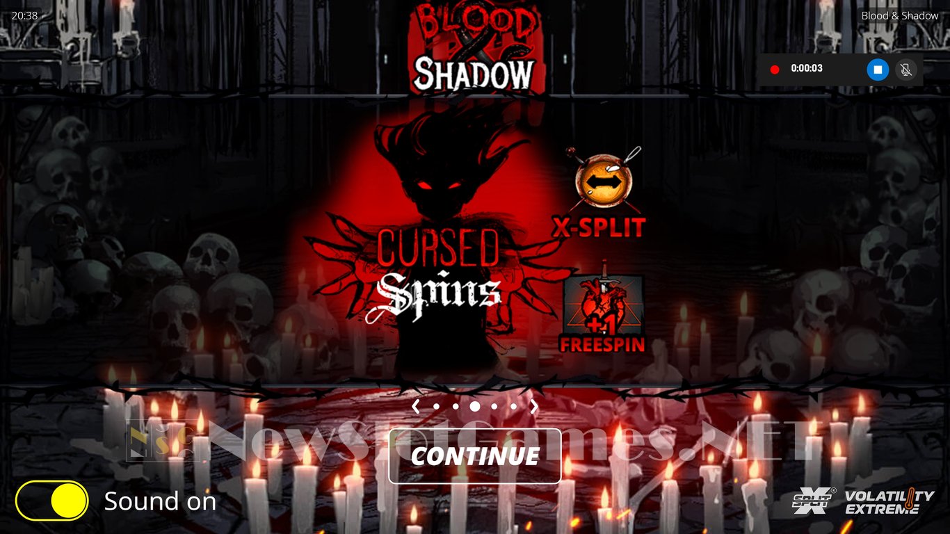 Blood & Shadow Slot Demo Image