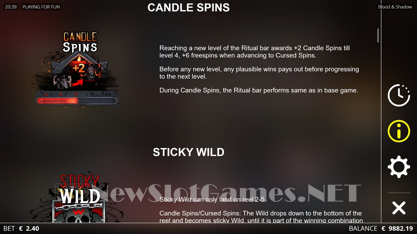 Blood & Shadow Slot Slot Image in Demo - pic. 14