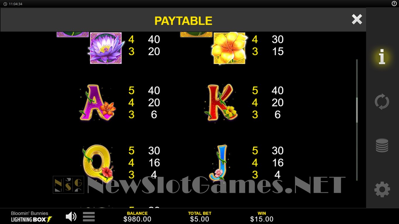 Bloomin Bunnies Slot Slot Image in Demo - pic. 11