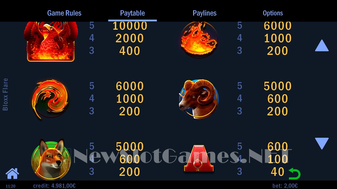 Bloxx Flare Slot Slot Image in Demo - pic. 8