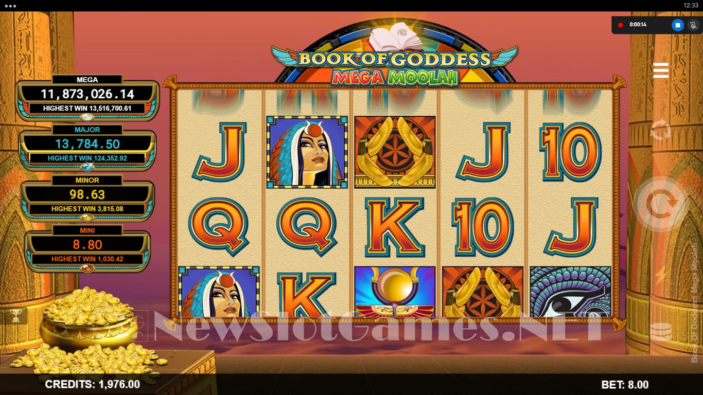 Book of Goddess Mega Moolah Slot Slot Image in Demo - pic. 2