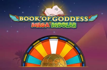 Book of Goddess Mega Moolah Slot Logo