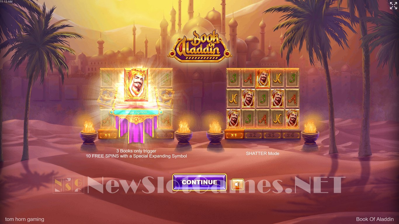 Book of Aladdin Slot Demo Image