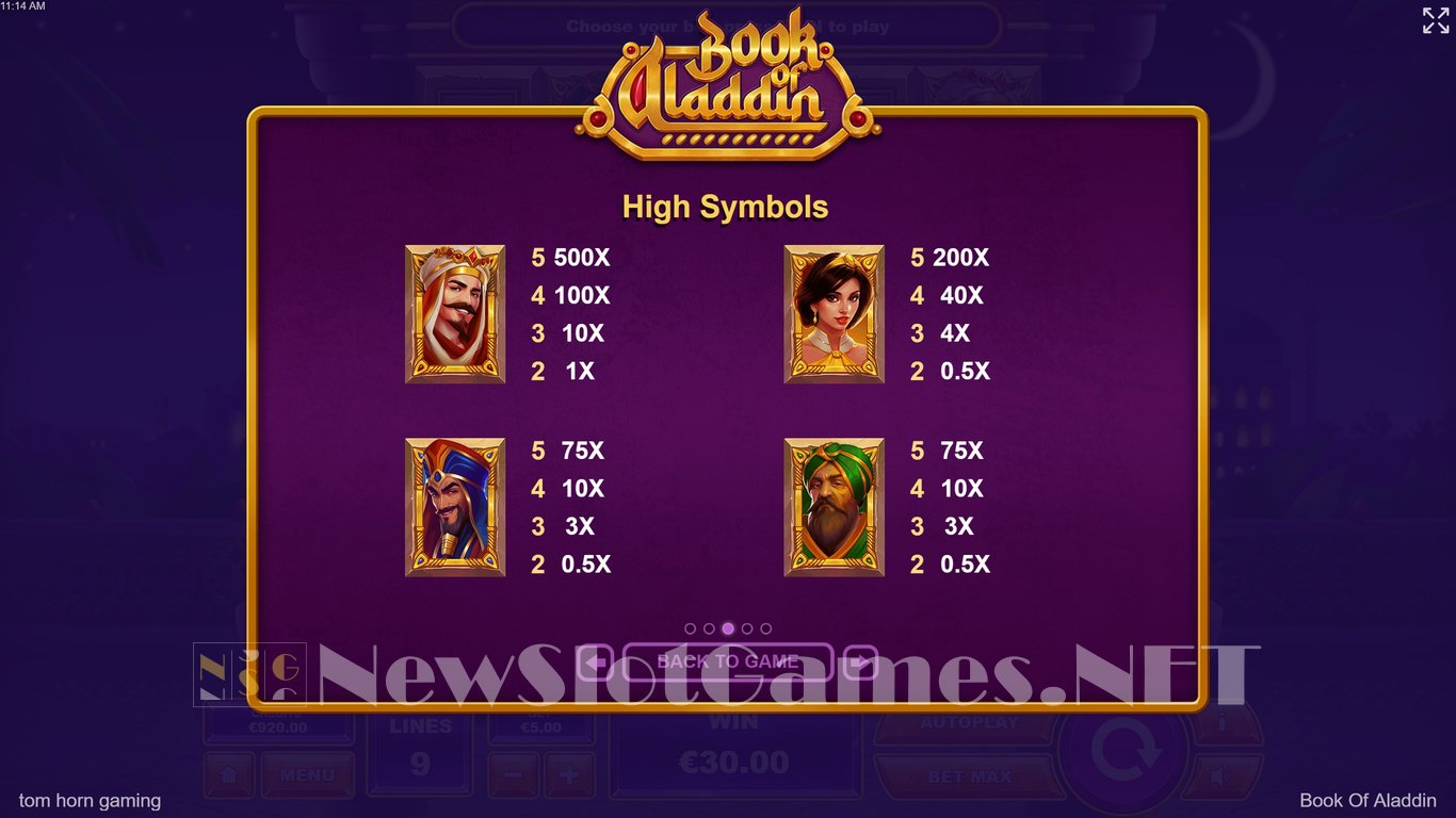 Book of Aladdin Slot Slot Image in Demo - pic. 8