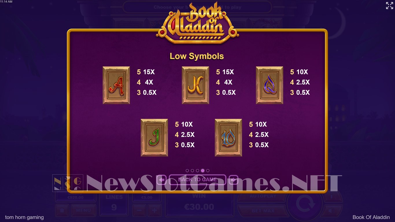 Book of Aladdin Slot Slot Image in Demo - pic. 9