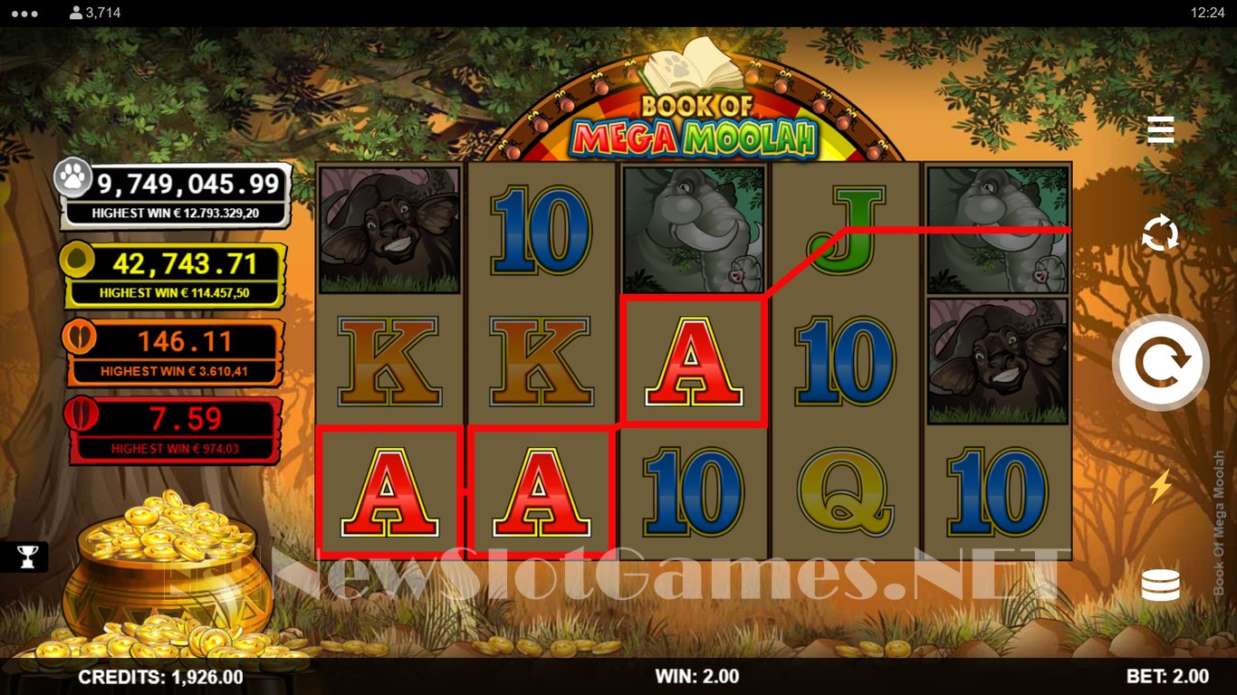 Book of Mega Moolah Slot Slot Image in Demo - pic. 2