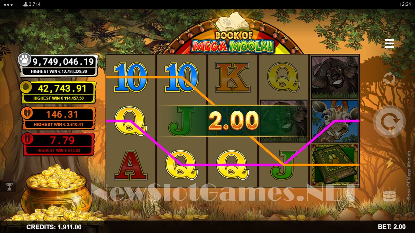 Book of Mega Moolah Slot Slot Image in Demo - pic. 6