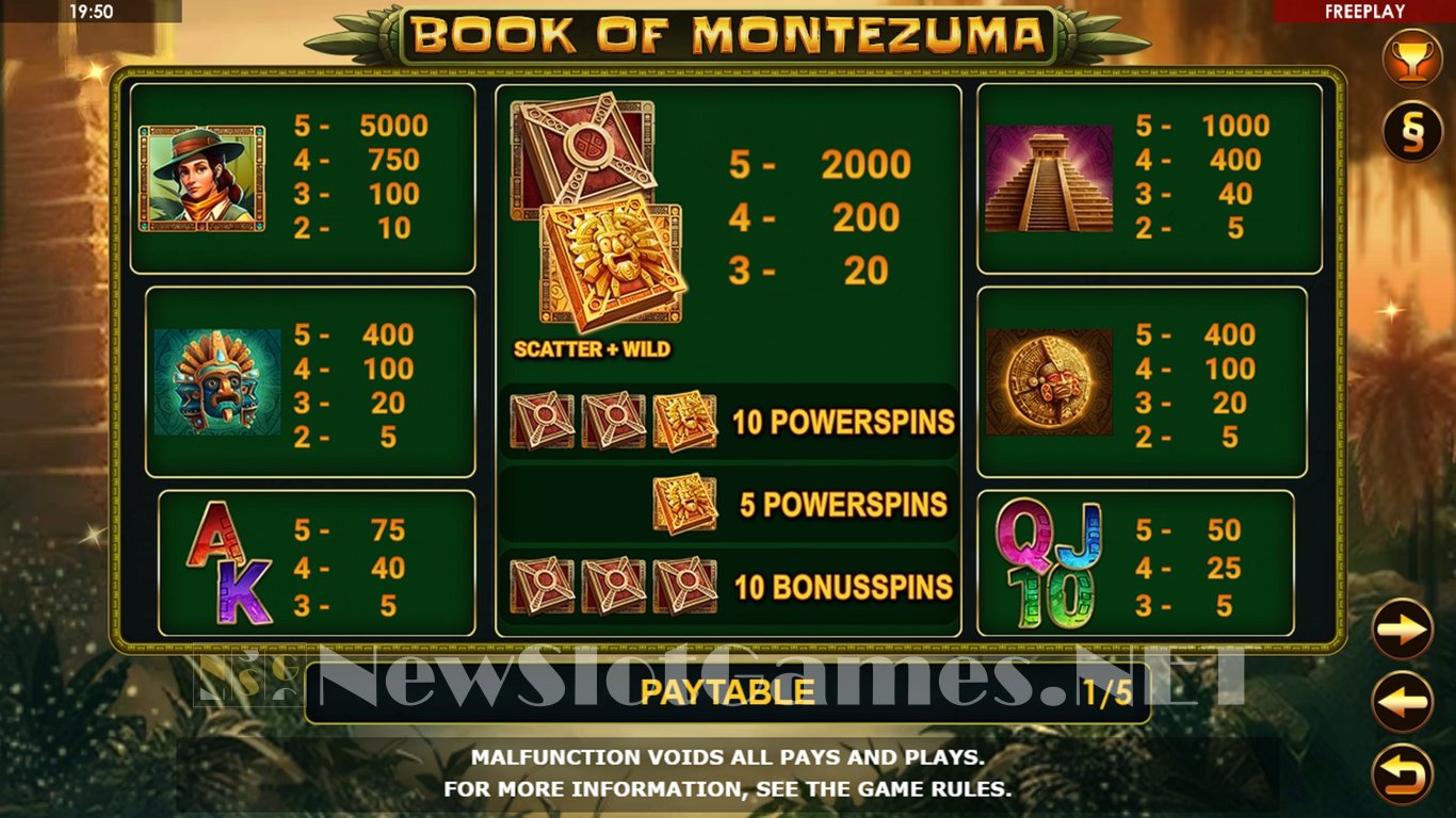 Book of Montezuma Slot Slot Image in Demo - pic. 5