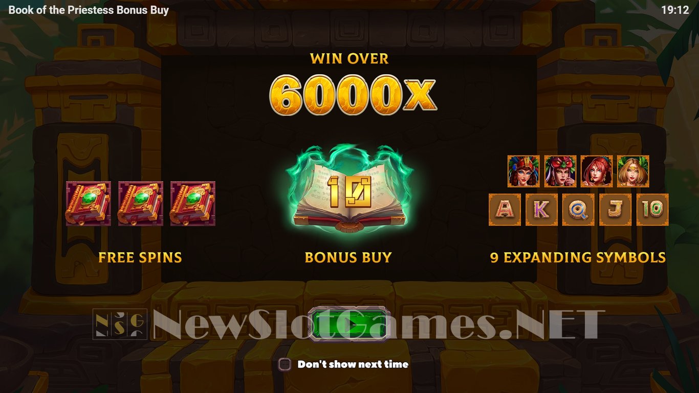 Book of the Priestess Slot Demo Image