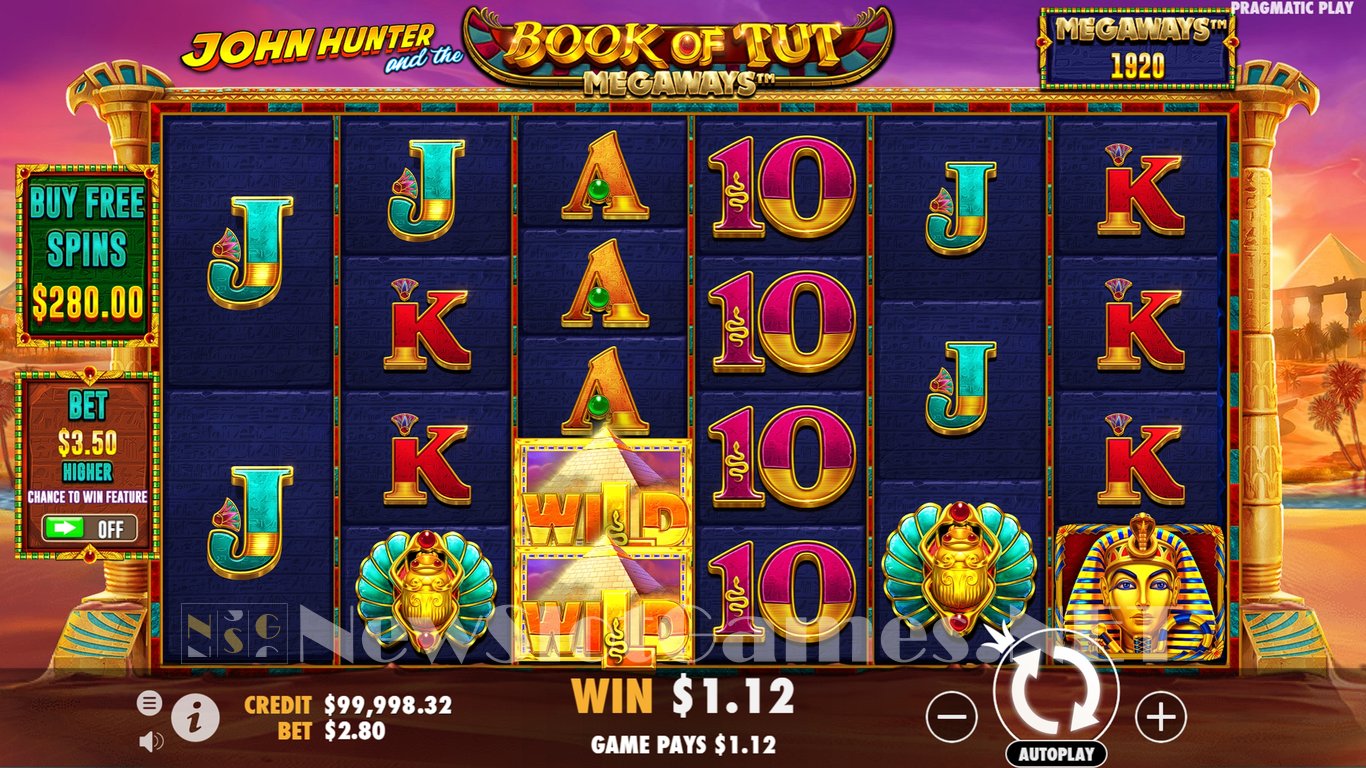 Book of Tut Megaways Slot Demo Image