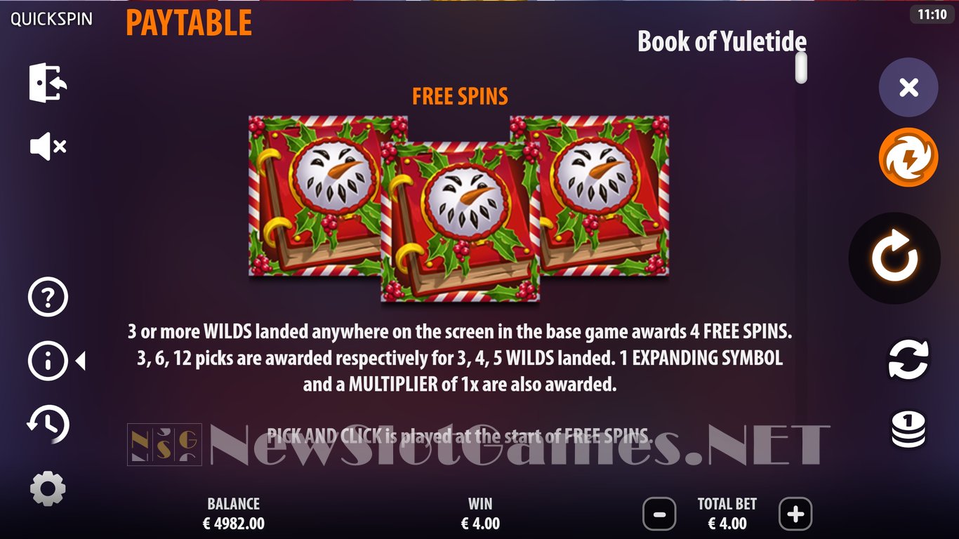 Book of Yuletide Slot Slot Image in Demo - pic. 7