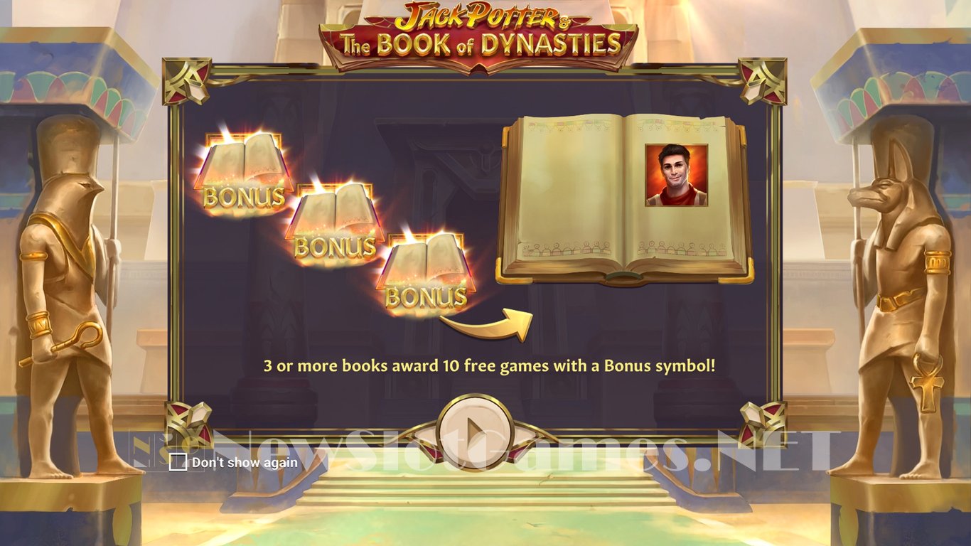 Jack Potter & The Book of Dynasties Slot Demo Image
