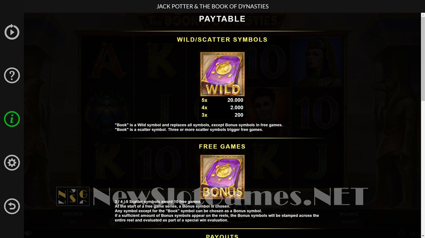 Jack Potter & The Book of Dynasties Slot Slot Image in Demo - pic. 7