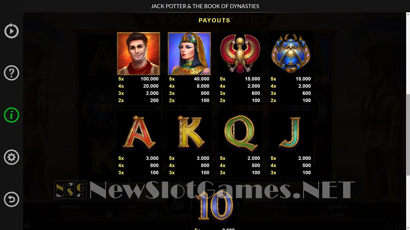 Jack Potter & The Book of Dynasties Slot Slot Image in Demo - pic. 8