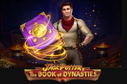 Jack Potter & The Book of Dynasties Slot Logo