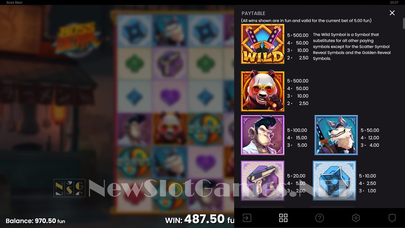 Boss Bear Slot Slot Image in Demo - pic. 15