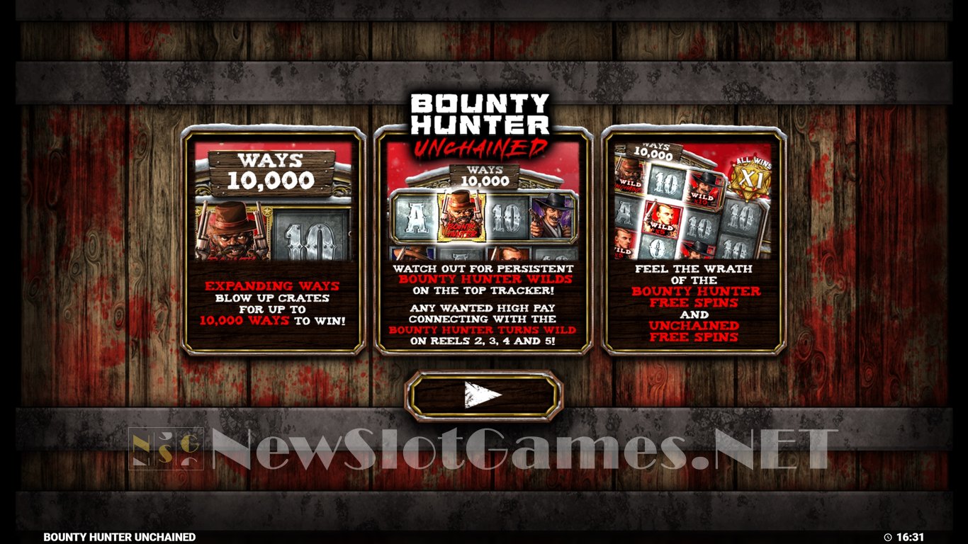 Bounty Hunter Unchained Slot Demo Image