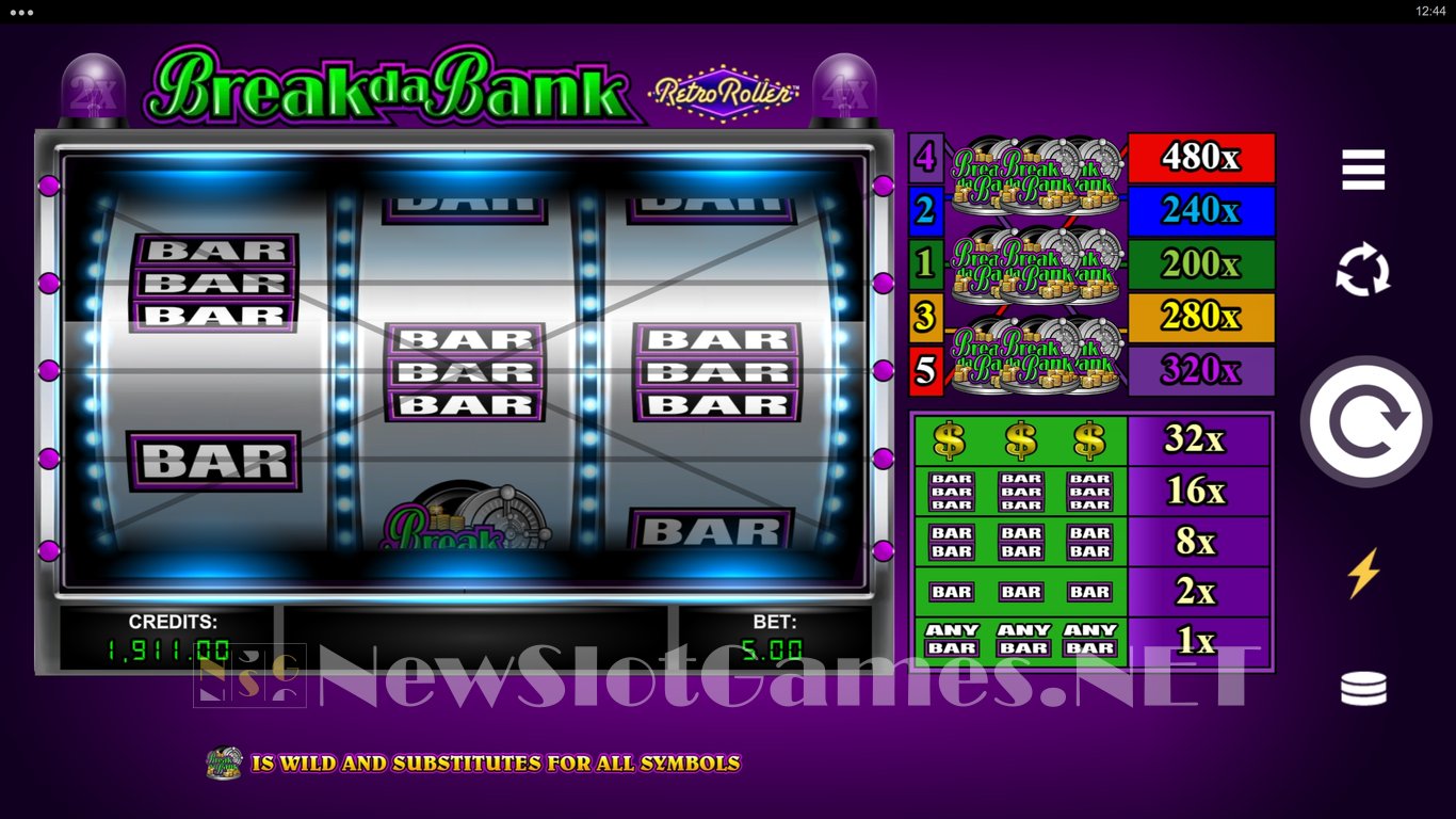 Break da Bank Retro Roller Slot Slot Image in Demo - pic. 8