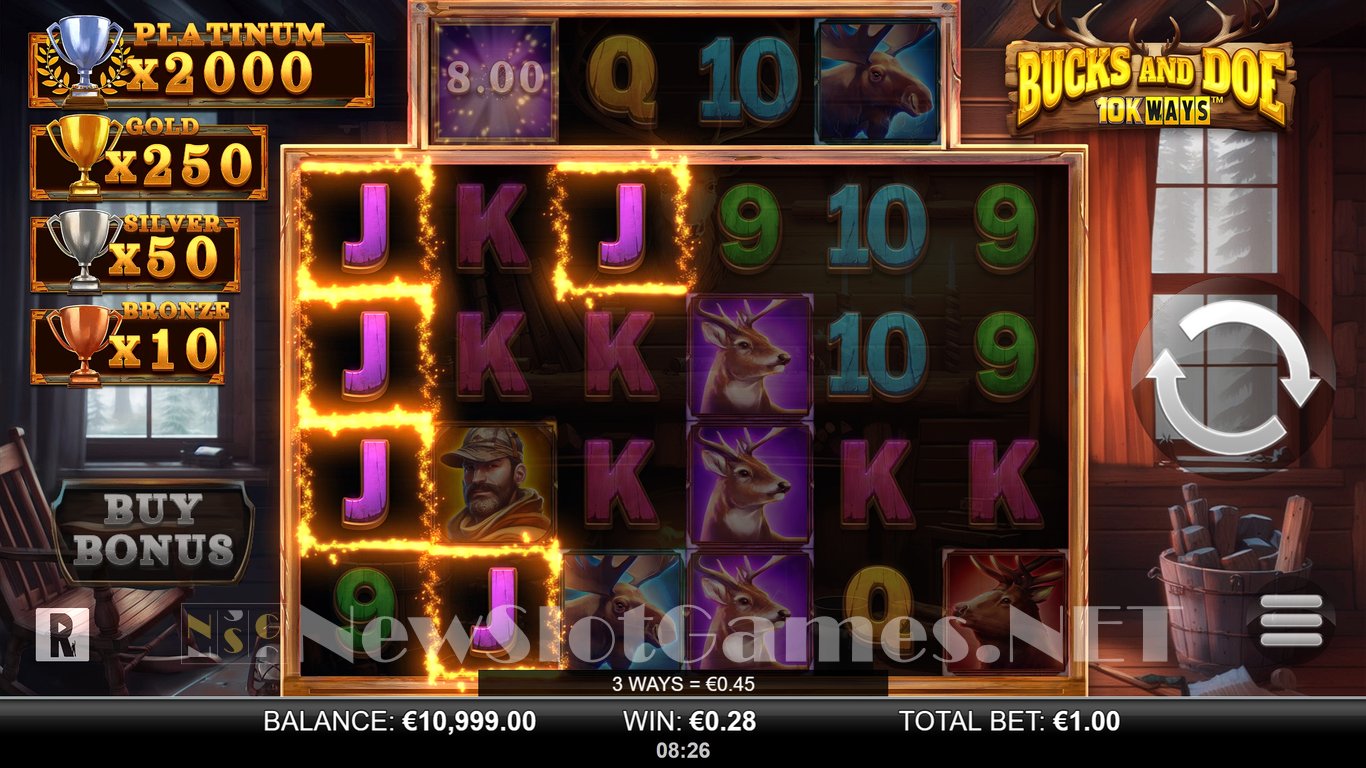 Bucks and Doe 10K Ways Slot Slot Image in Demo - pic. 2
