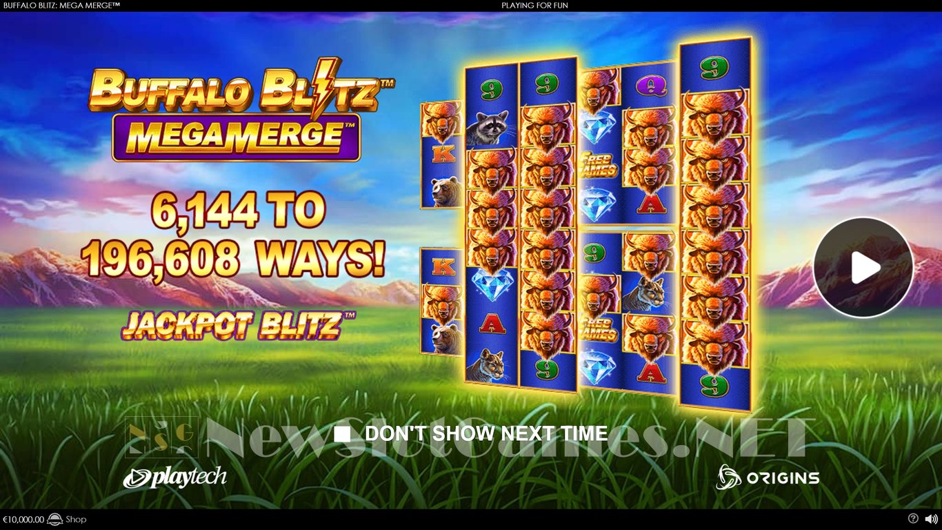 Buffalo Blitz Mega Merge Slot Demo Image
