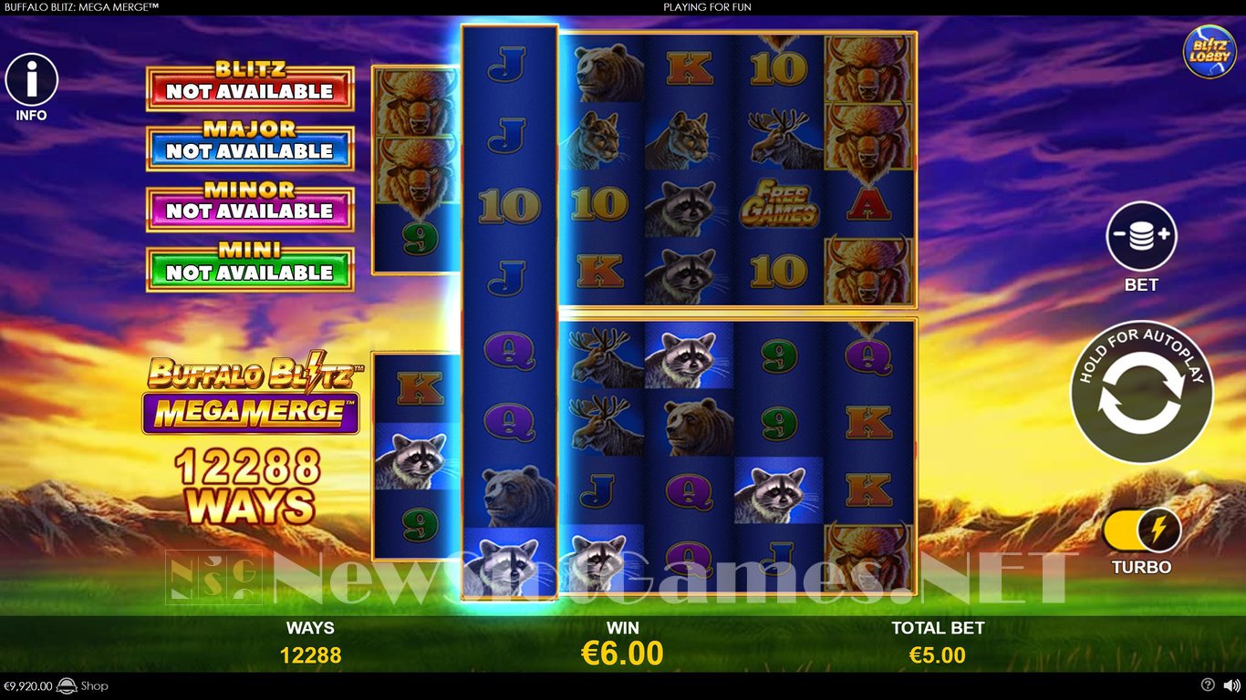Buffalo Blitz Mega Merge Slot Slot Image in Demo - pic. 10