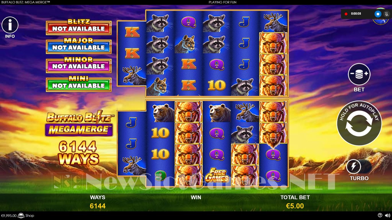 Buffalo Blitz Mega Merge Slot Slot Image in Demo - pic. 2