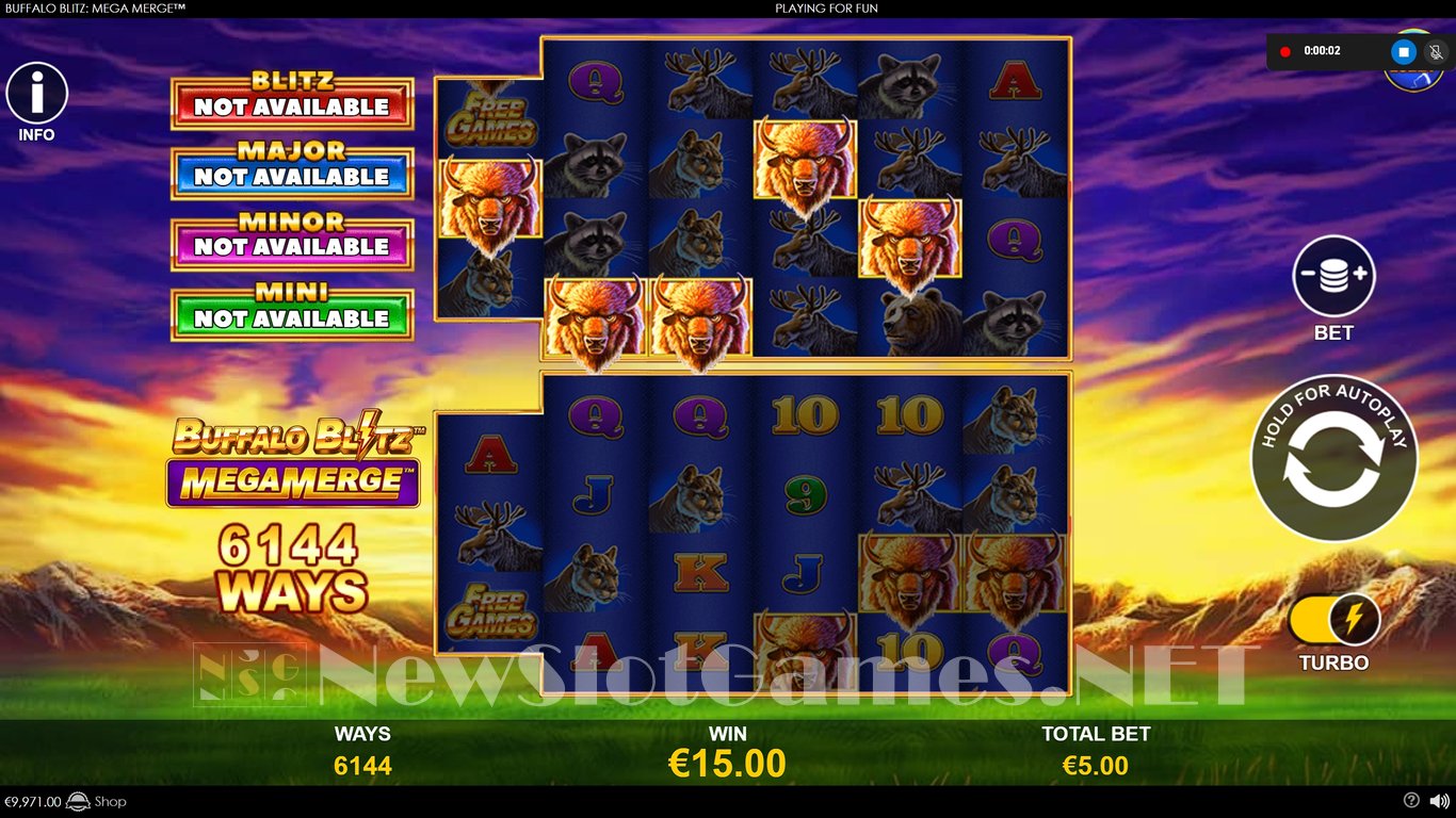 Buffalo Blitz Mega Merge Slot Slot Image in Demo - pic. 6