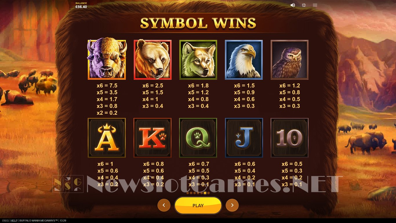 Buffalo Mania Megaways Slot Slot Image in Demo - pic. 11