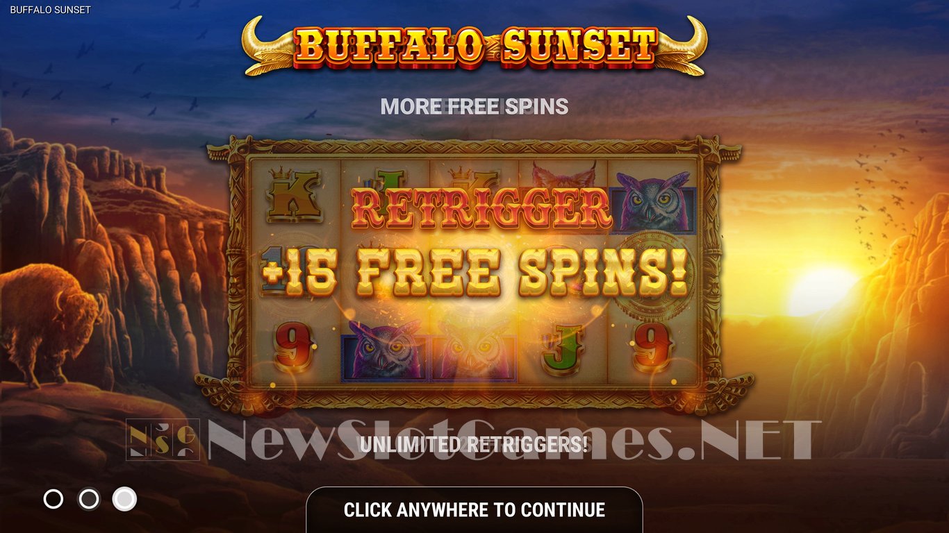 Buffalo Sunset Slot Demo Image