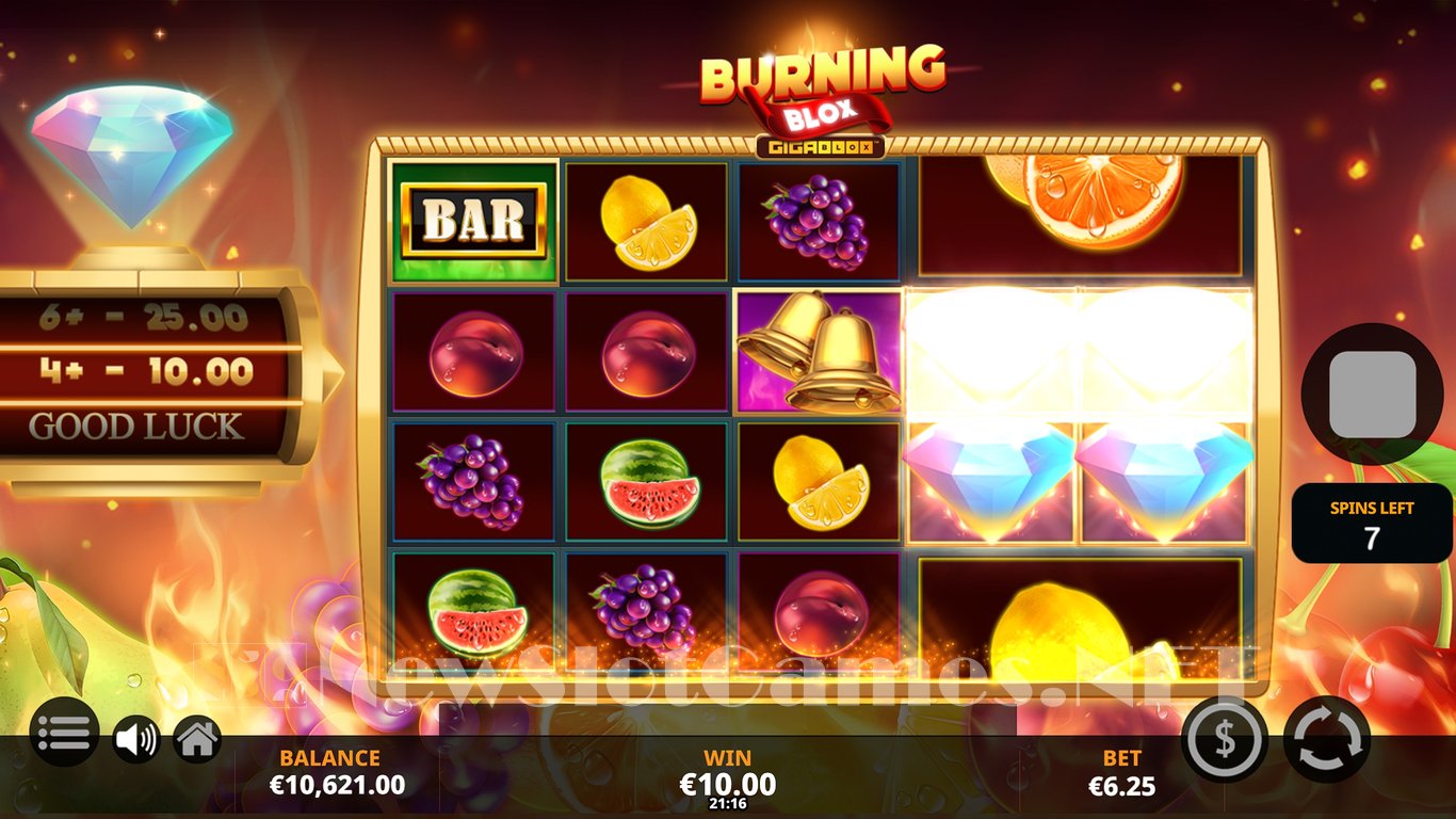 Burning Blox Gigablox Slot Slot Image in Demo - pic. 10