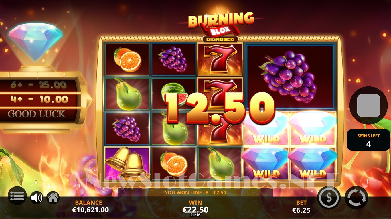 Burning Blox Gigablox Slot Slot Image in Demo - pic. 11