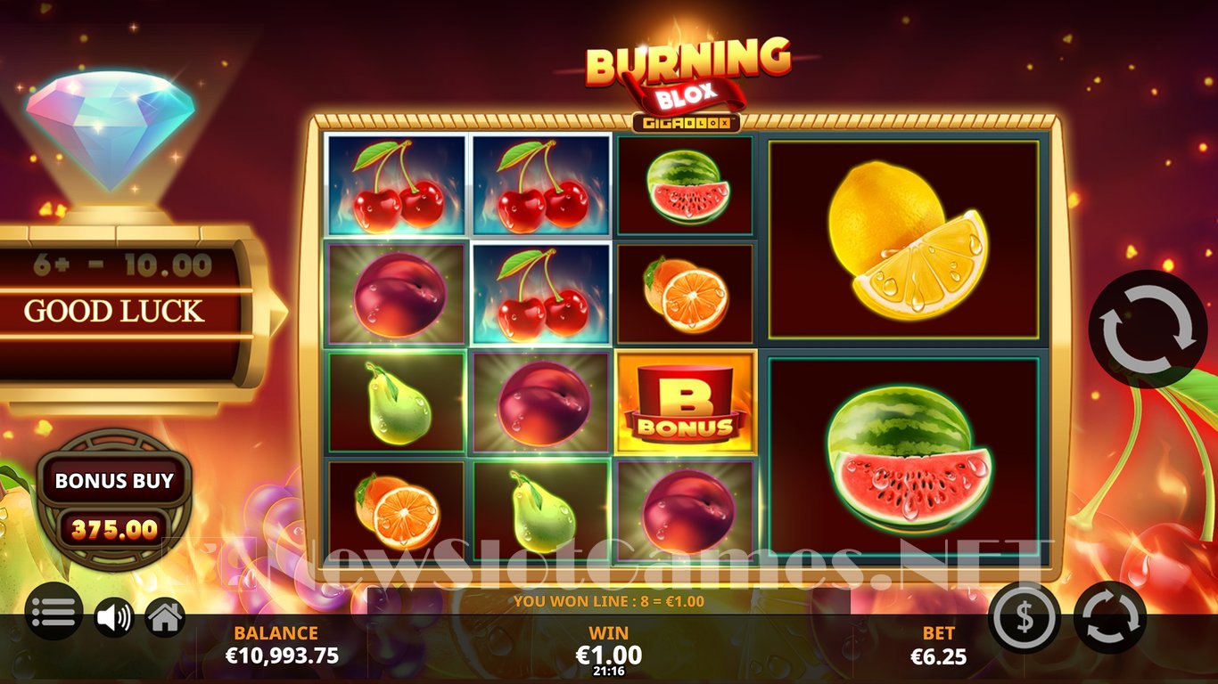 Burning Blox Gigablox Slot Slot Image in Demo - pic. 2