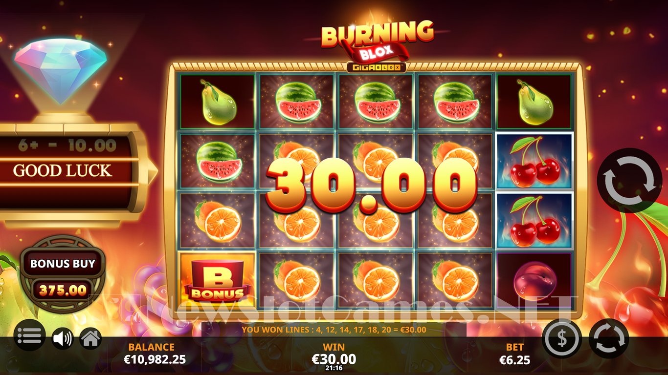 Burning Blox Gigablox Slot Slot Image in Demo - pic. 4