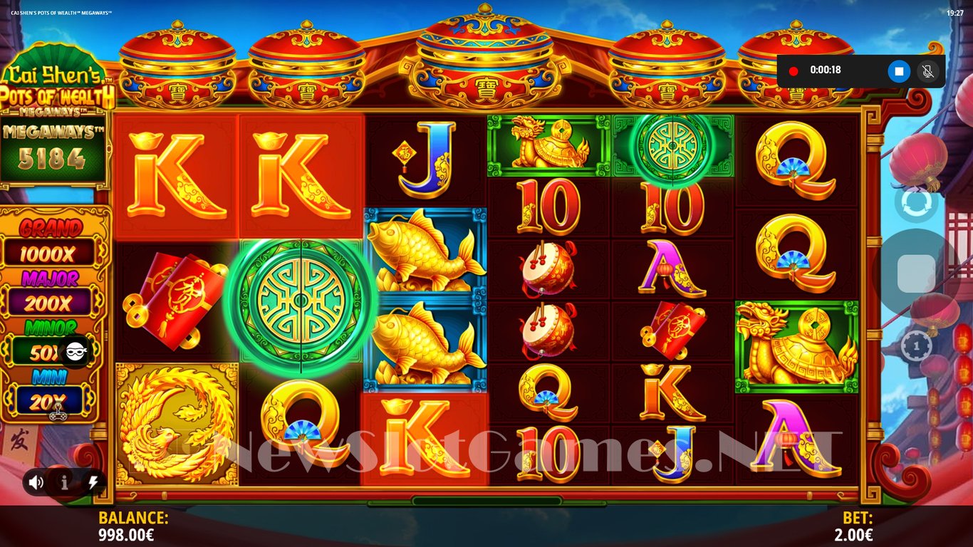 Cai Shens Pots of Wealth Megaways Slot Slot Image in Demo - pic. 2